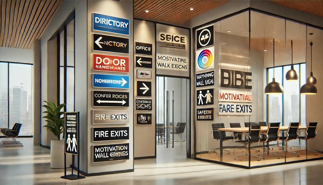 6 Types of Interior Signage Every Office Should Have