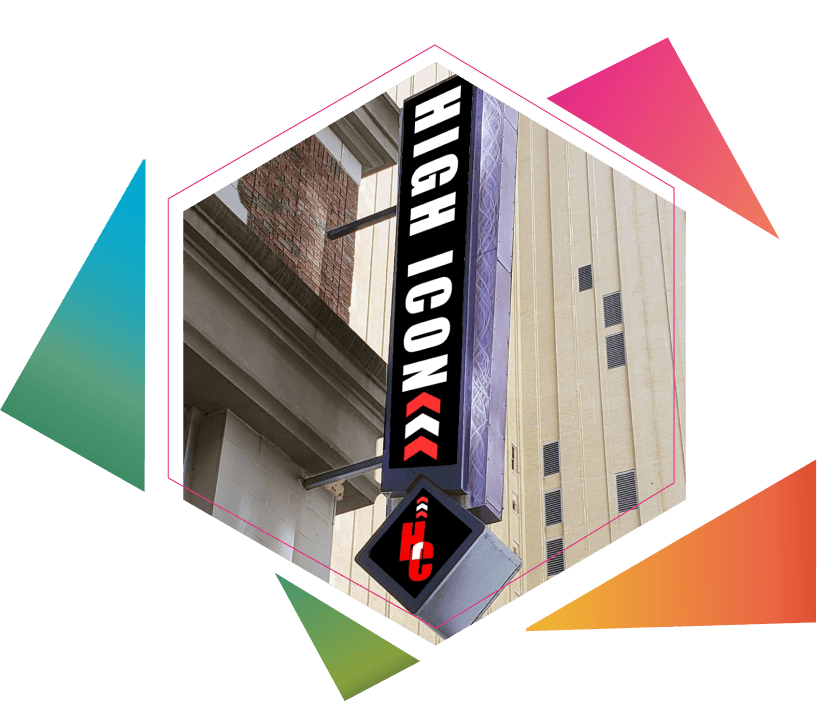 Custom Size & Shape Lightbox Blade Signs