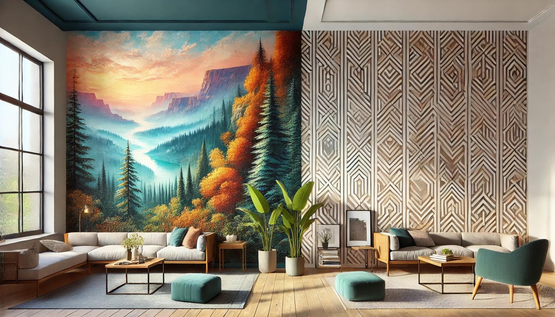 What Is the Difference Between a Wall Mural and Wallpaper?